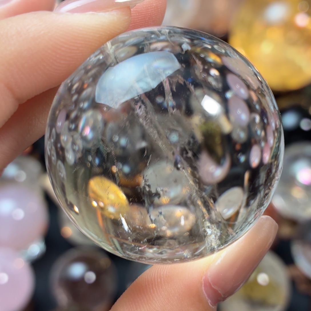 未镶嵌水晶珠宝半成品白水晶4.18cm