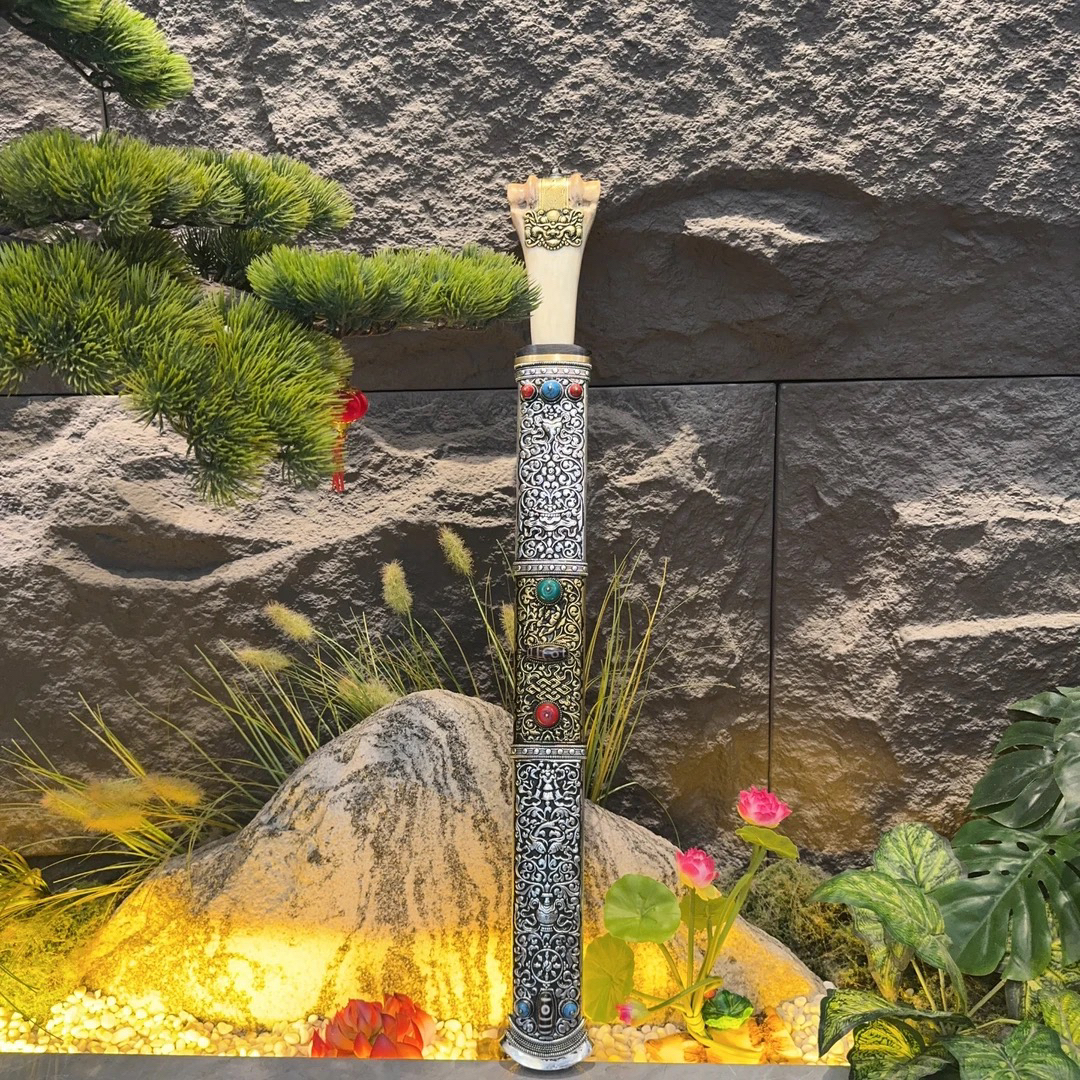 新品藏刀水果刀家用户外纯手工精美花纹剔骨锋利精美