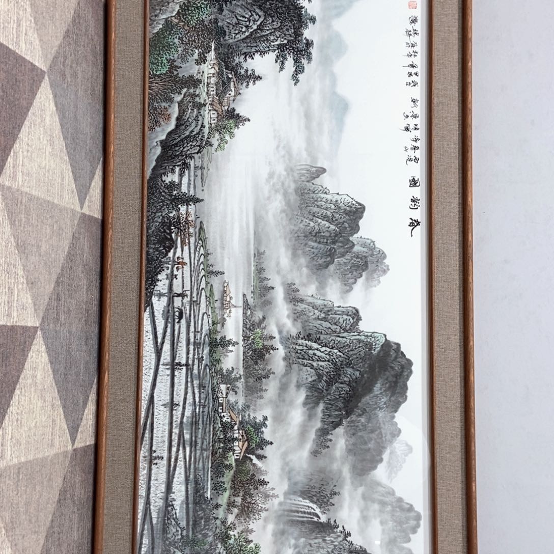 国画W****G杜平小六尺带框精品佳作