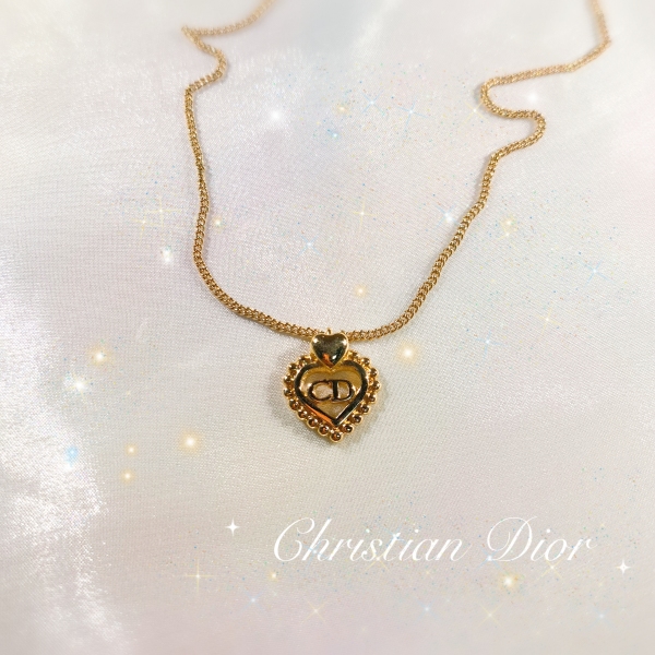 妃鱼/迪奥/镀金/项链/99新/琰二14