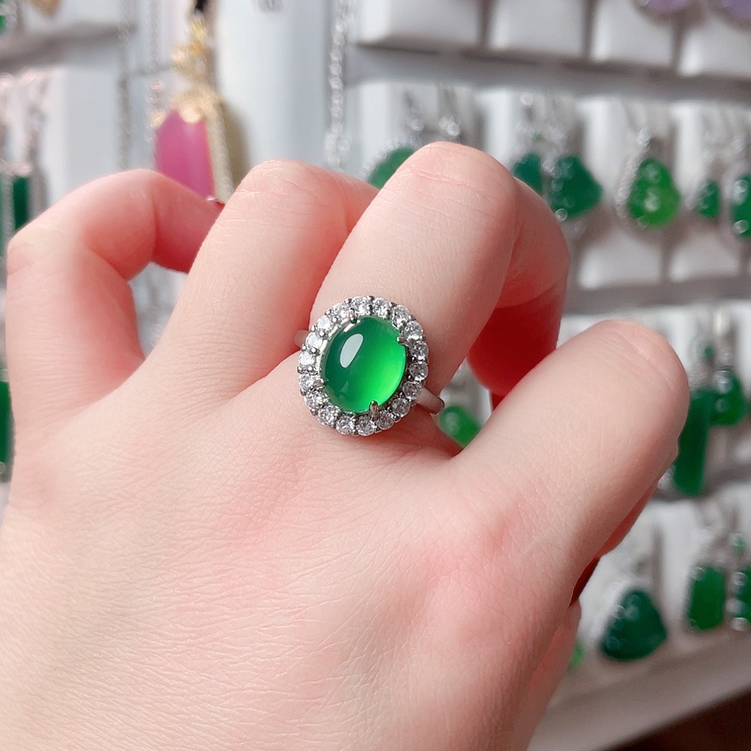 玛瑙/玉髓戒指未镶嵌