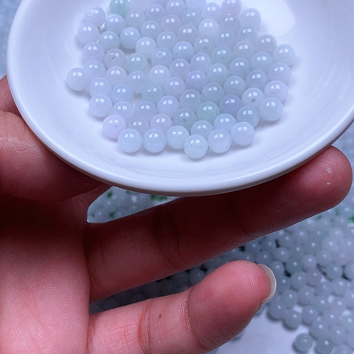 翡翠散珠翡翠翡翠卡5.8。100颗50元