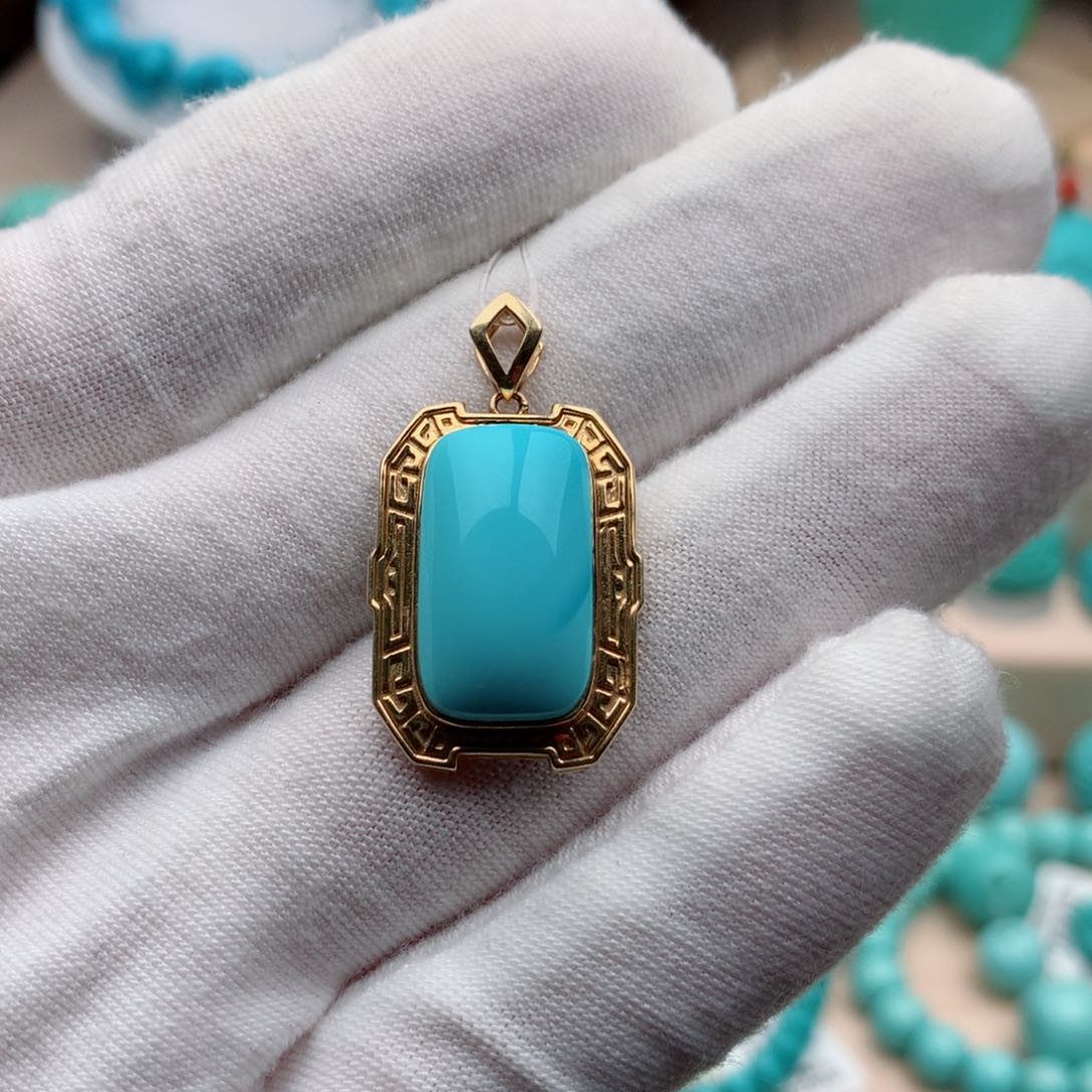 绿松石珠宝奇石未镶嵌