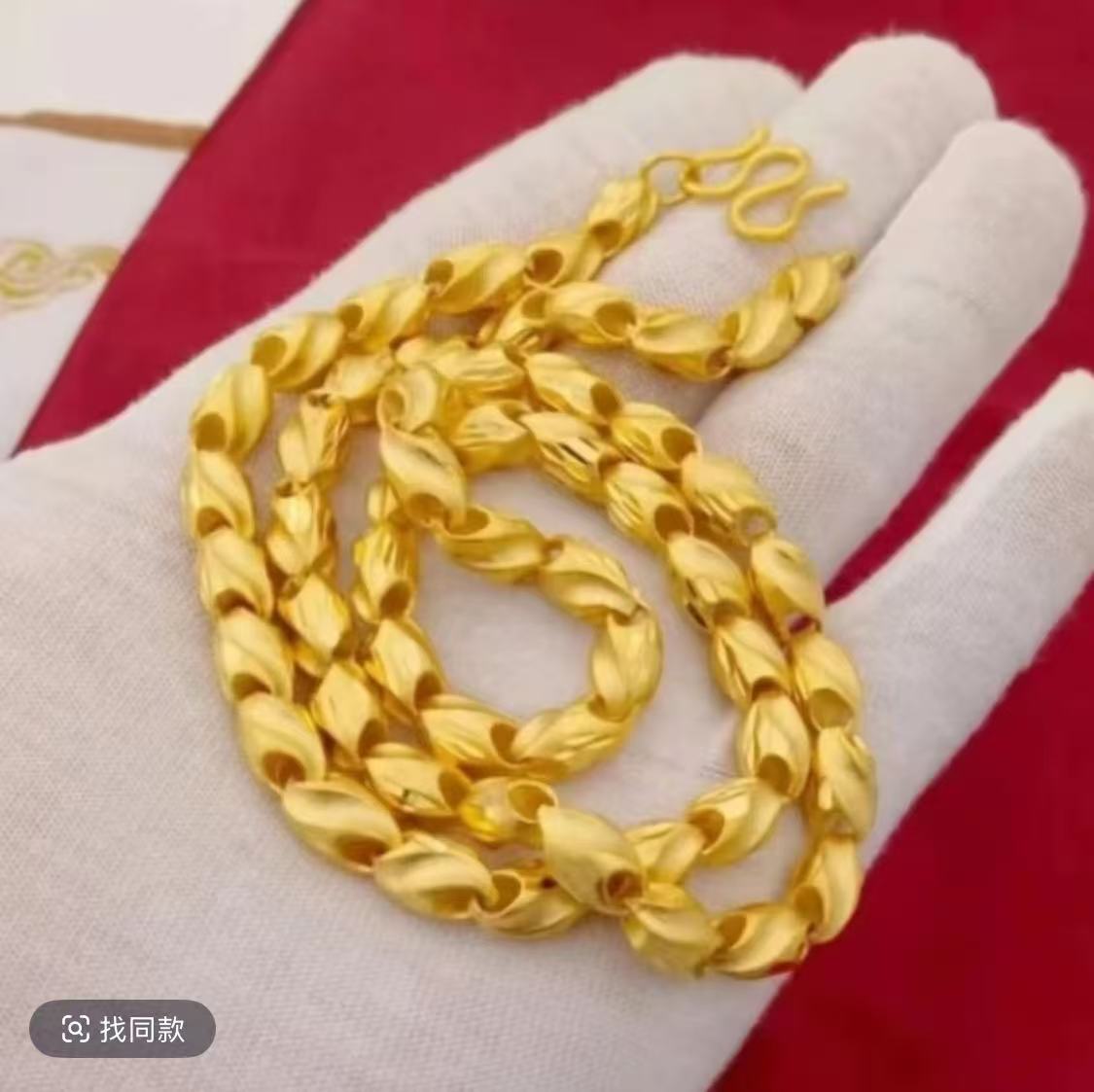 合金项链 合金项链2025款【麦穗项链】  时尚  复古   男士   优雅