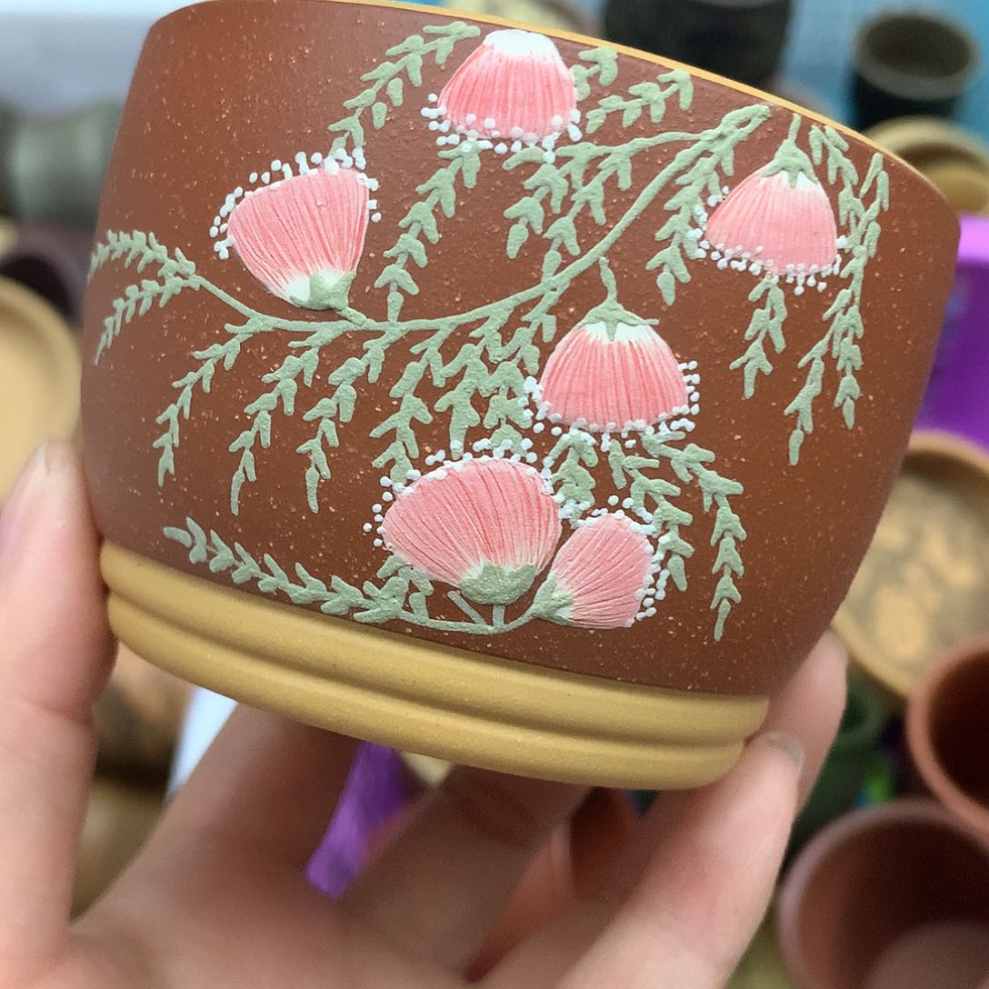 紫砂茶杯宜兴紫砂杯