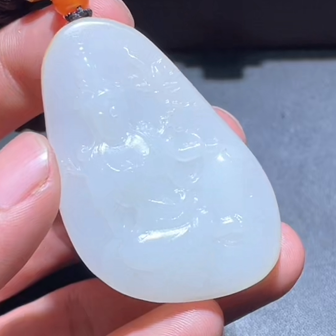 和田玉玉石挂件 d1207拍一发一