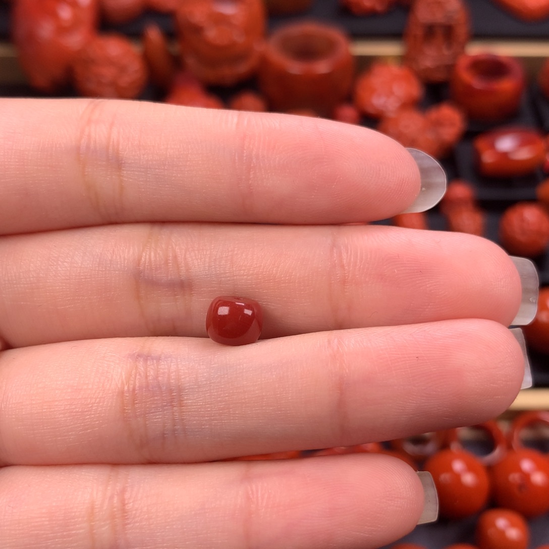 未镶嵌老型7.1mm南红玛瑙建****脂