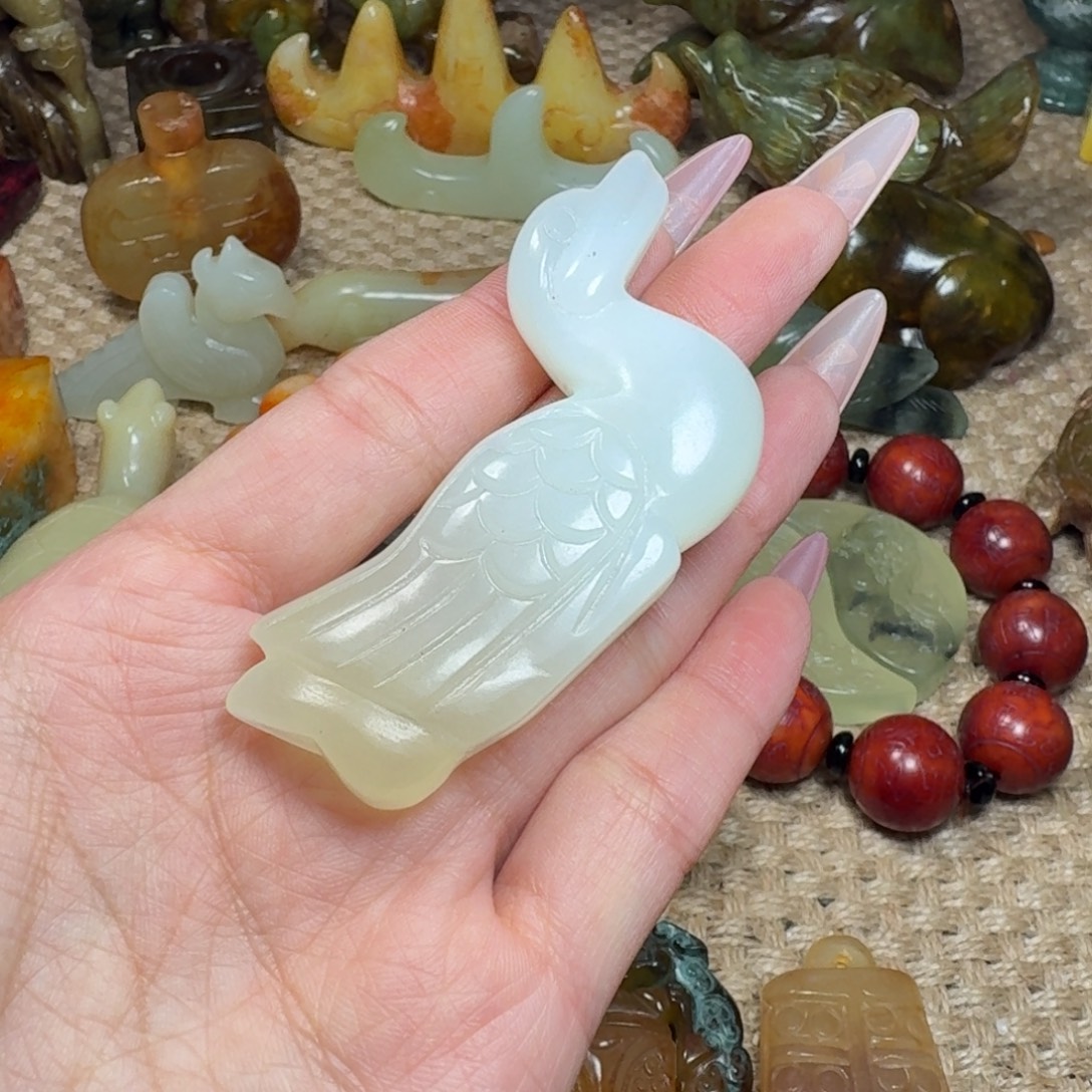 吊坠白玉菩提挂件