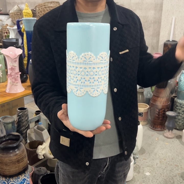 摆件高度30厘米口径10厘米微瑕捡漏