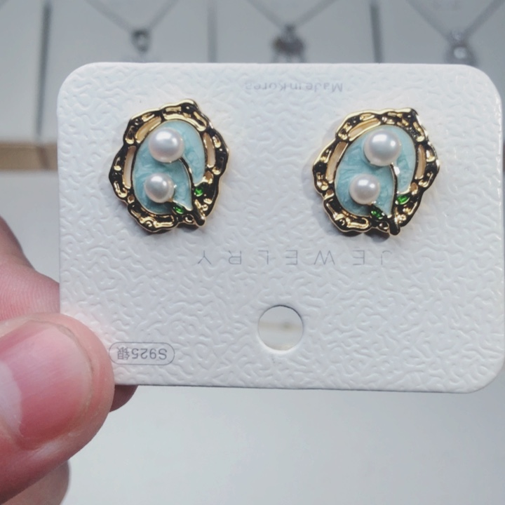 未镶嵌淡水珍珠耳饰