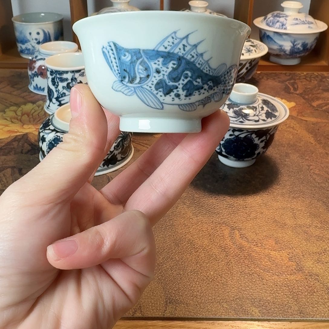 景德镇清风瓷影手绘茶具