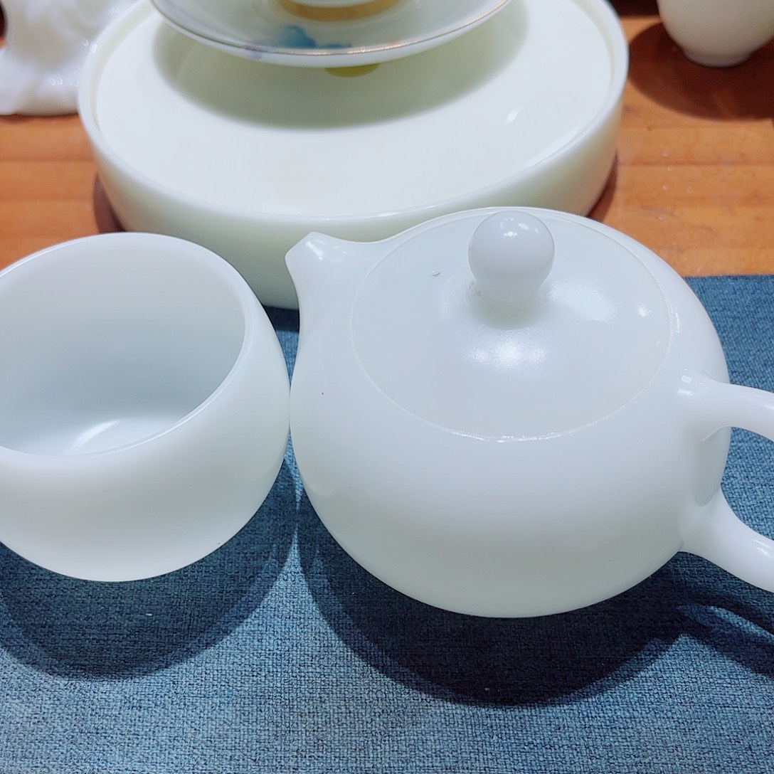 陶瓷素烧璞玉190cc送100凤鸣