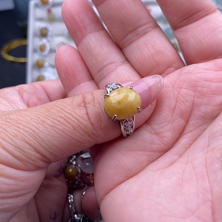 未镶嵌戒指翡翠爱*宝缅甸