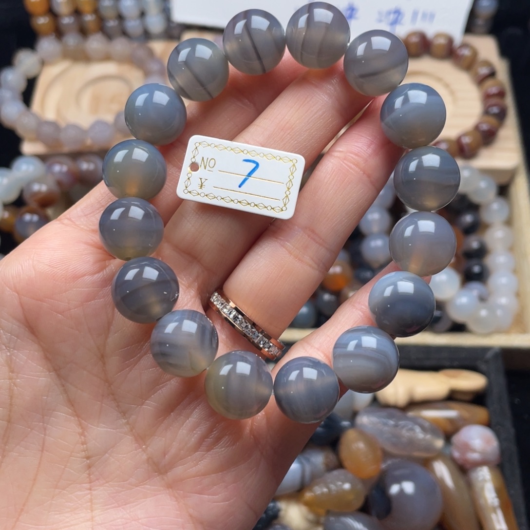 玛瑙/玉髓未镶嵌手链