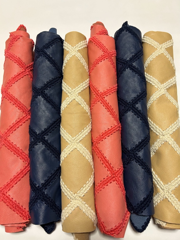 手工针织头层牛皮一组两片