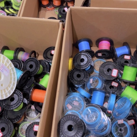 PE12编橙色强耐磨6号500米