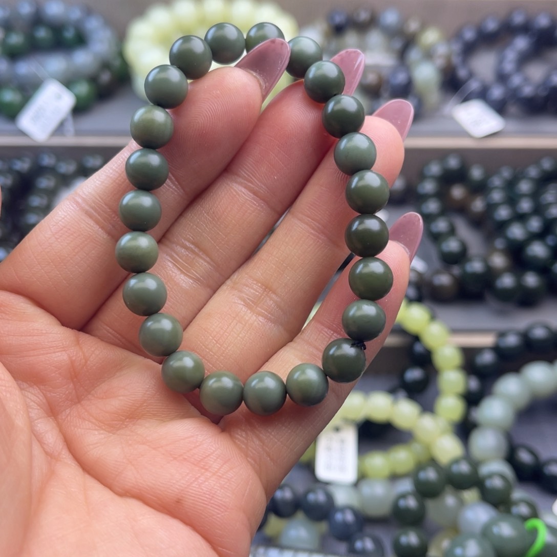 和田玉手链未镶嵌