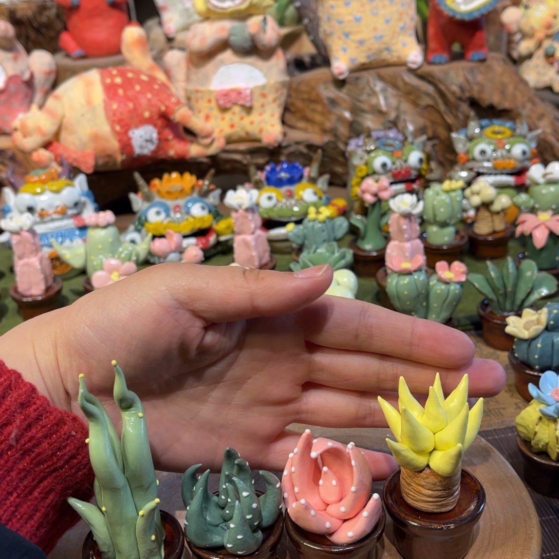 泥塑S****y纯手工茶宠摆件