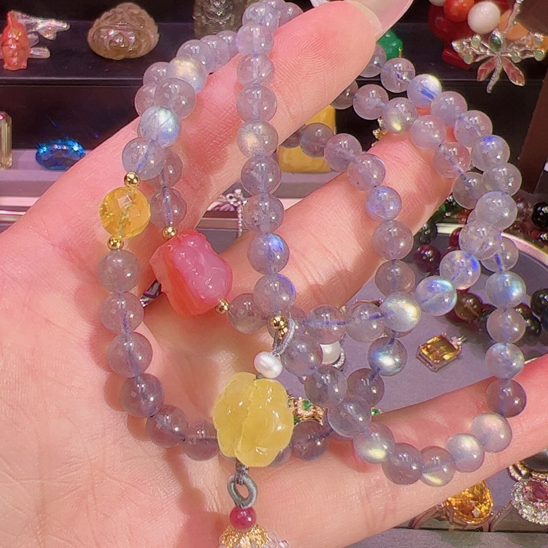 月光石手链未镶嵌