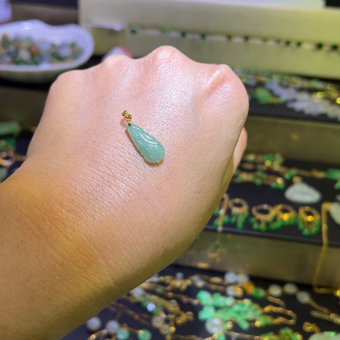 颈饰未镶嵌翡翠支持复检