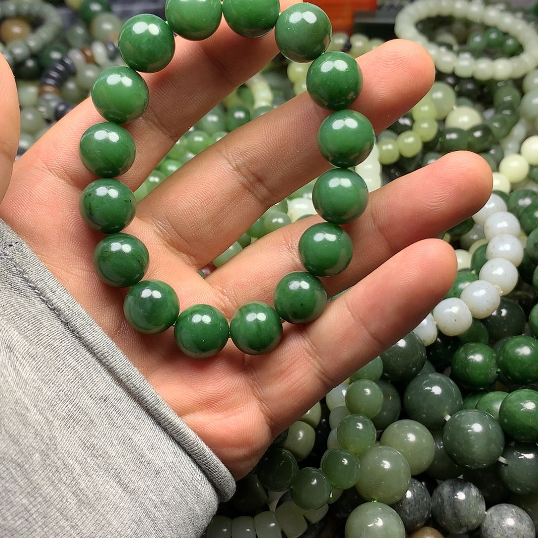 和田玉手链未镶嵌