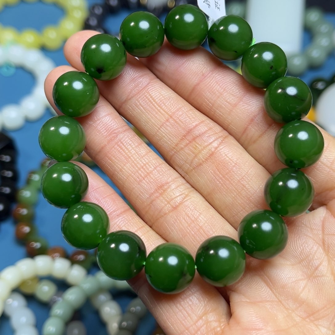 和田玉手串未镶嵌