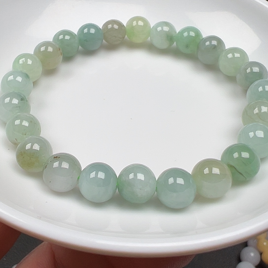 翡翠手链未镶嵌乡**愁货主老华