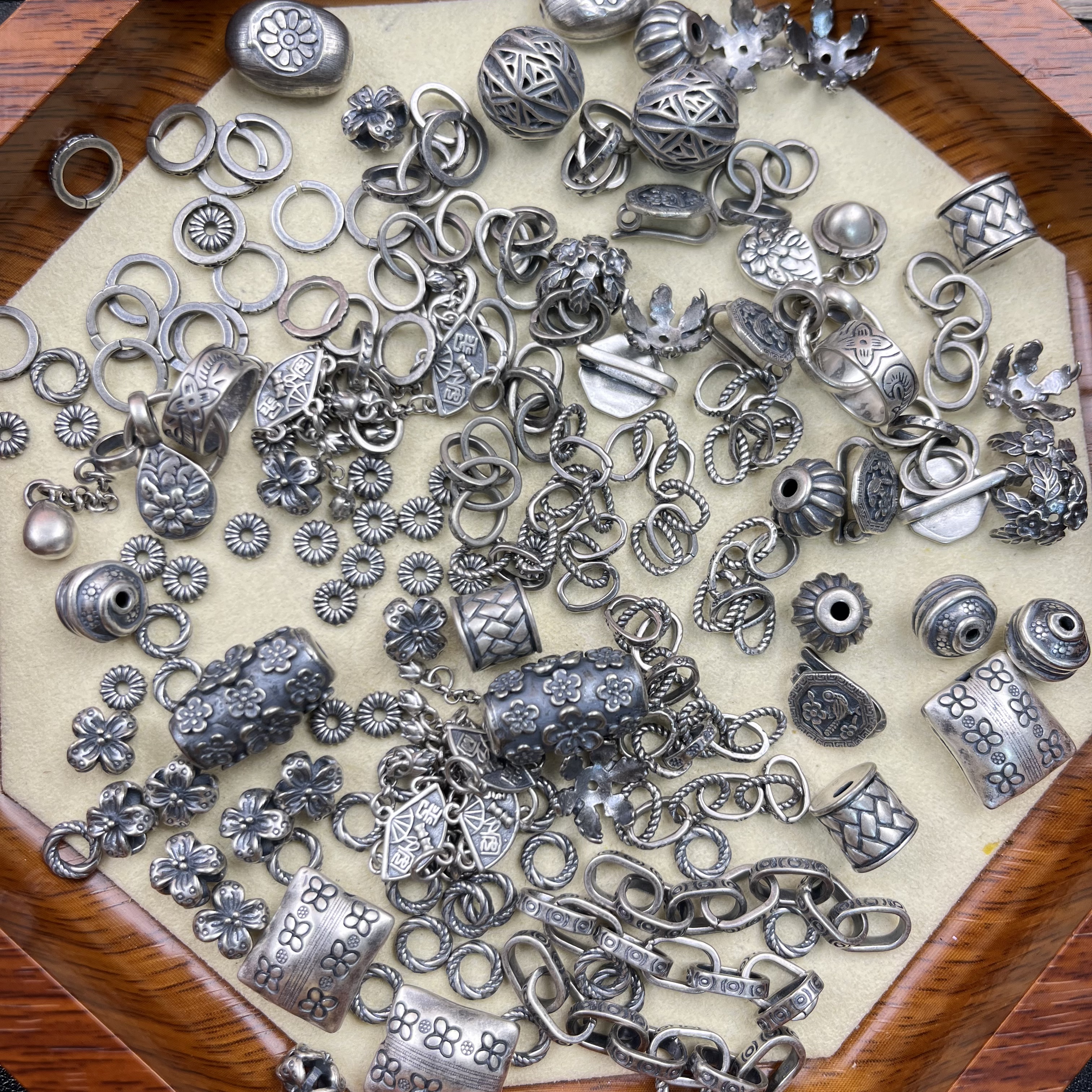 合金饰品DIY配饰三七银（直播自选）