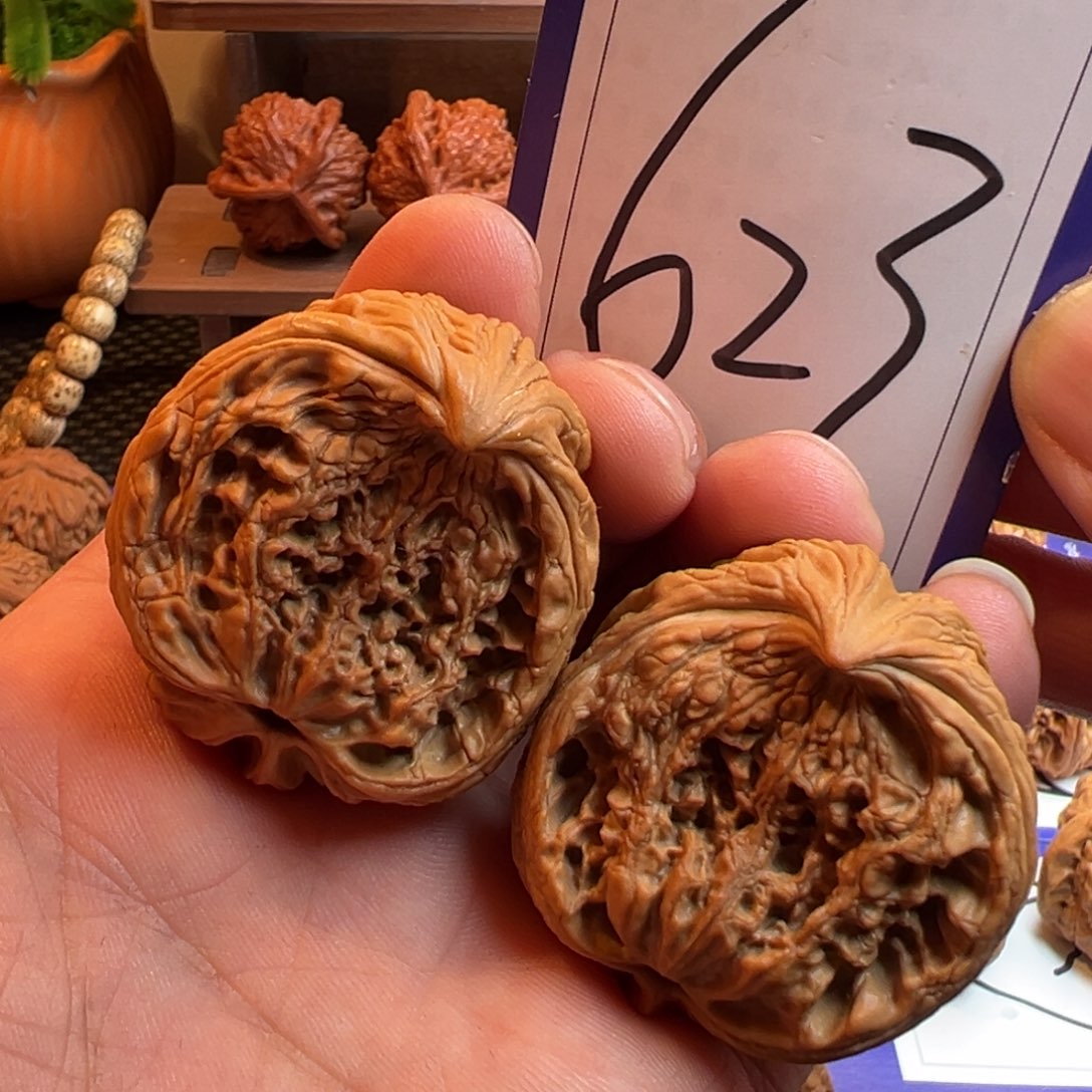 文玩核桃把件全品大粗筋蛇头40尺寸623号