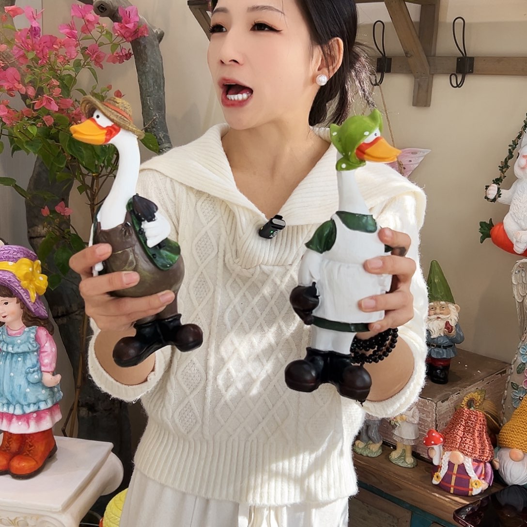 花园摆件红红火火