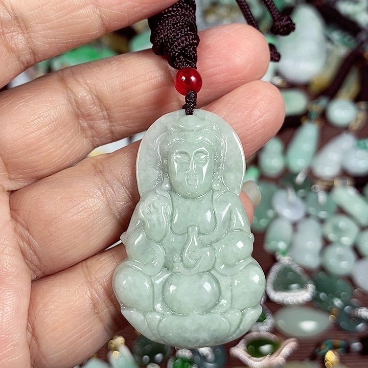 翡翠未镶嵌颈饰天然翡翠玉A货配证书