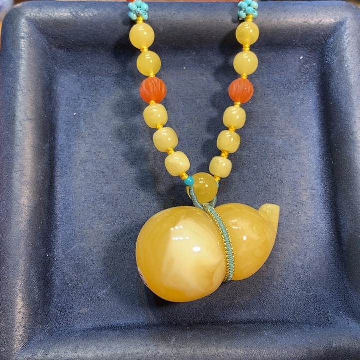 蜜蜡颈饰未镶嵌蜜蜡