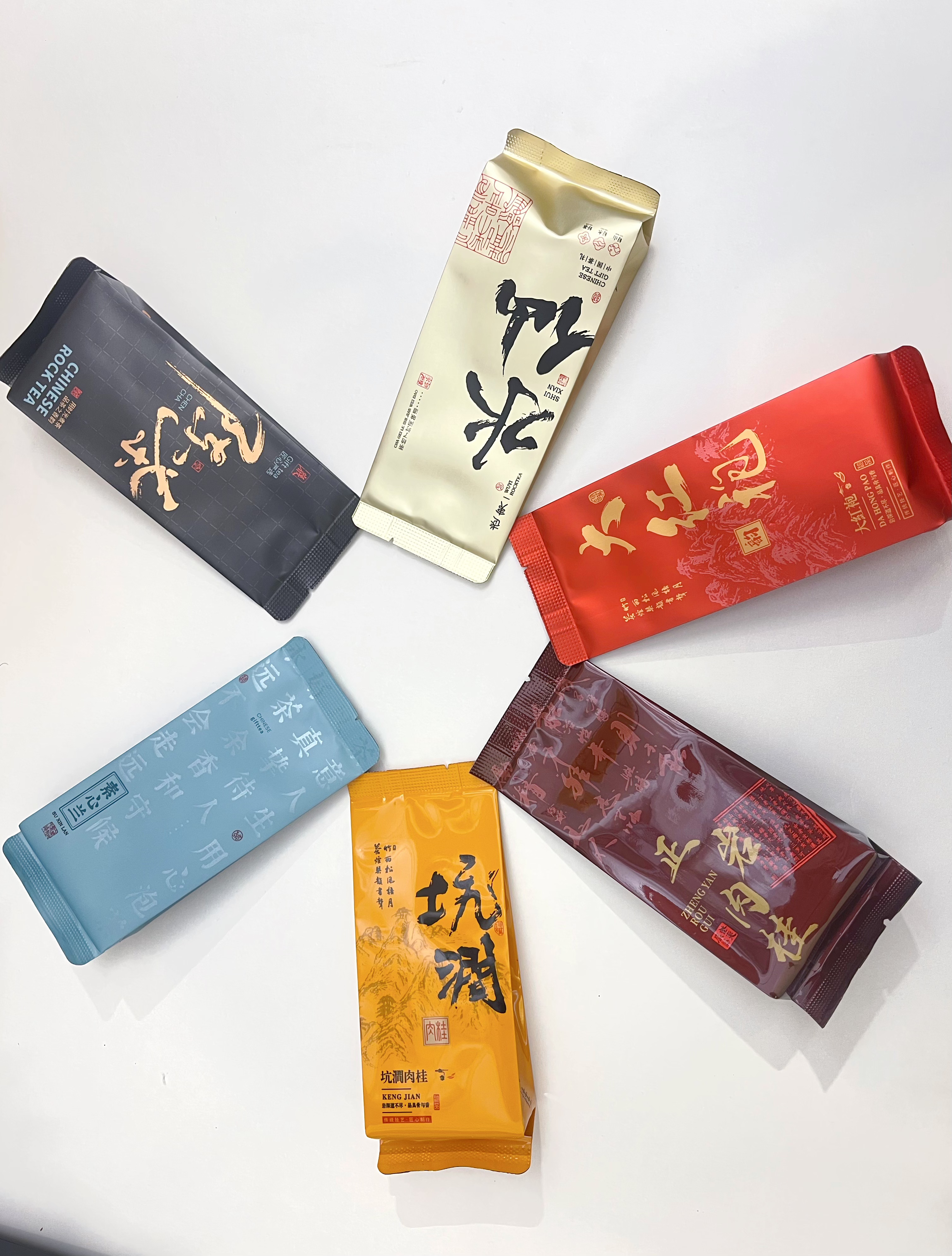 [个人单]茶叶欧麻碰6拆 武夷山岩茶正岩10款混发