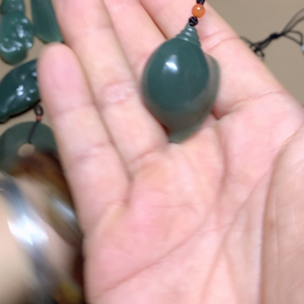 【闪购商品】颈饰未镶嵌岫岩老玉（透闪石质玉）a****6