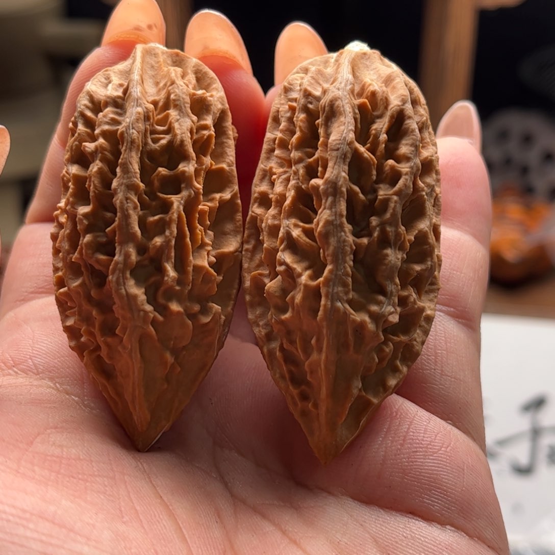 文玩核桃把件关东木子家楸大胖43