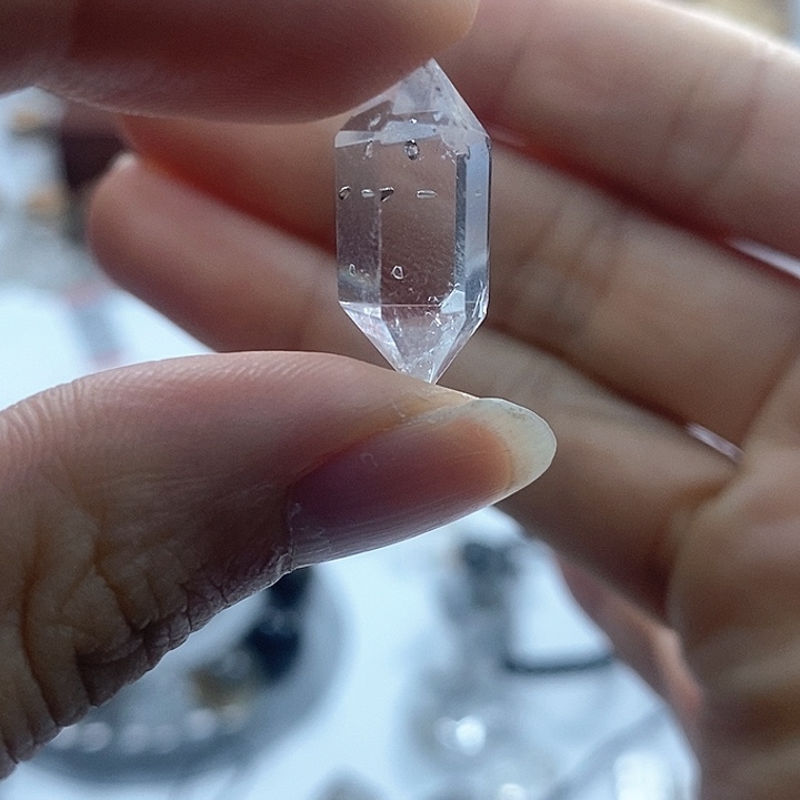 水晶颈饰未镶嵌双尖