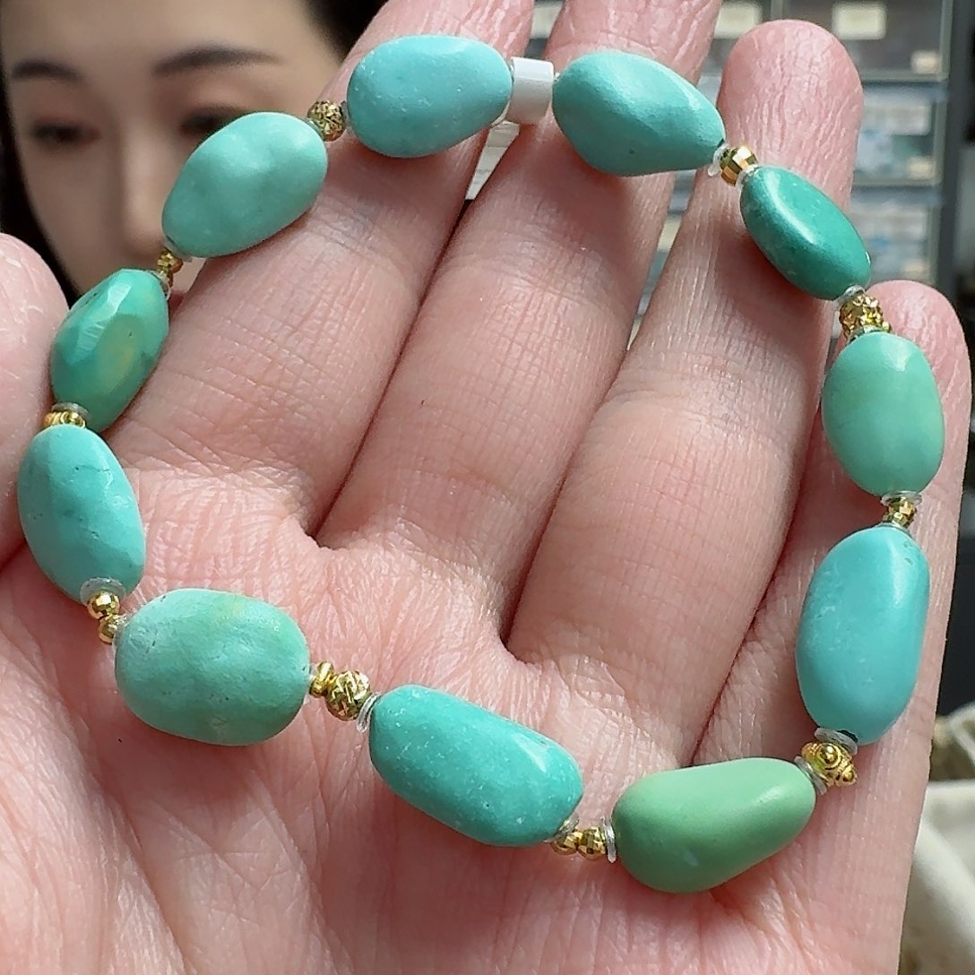 绿松石珠宝奇石未镶嵌