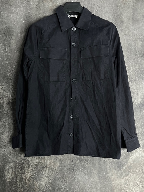 全新未使用 AcneStudios 44码*1/黑色衬衫/01781