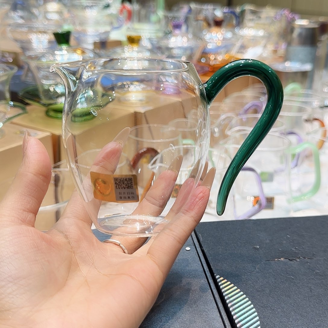 禾器墨绿色怡然公道杯