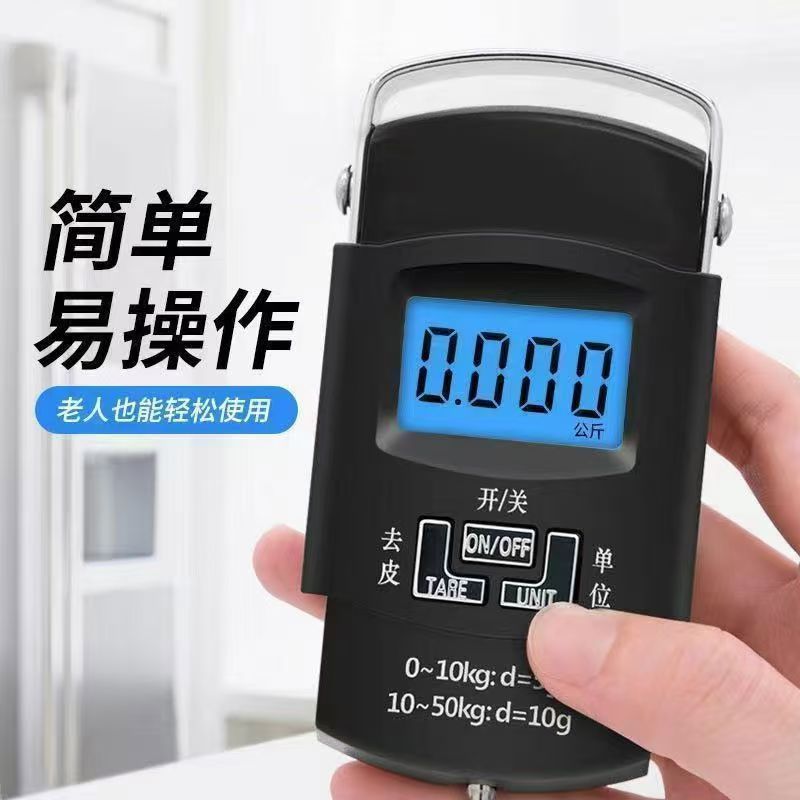 手提便携式高精度迷你电子秤家用快递厨房弹簧秤