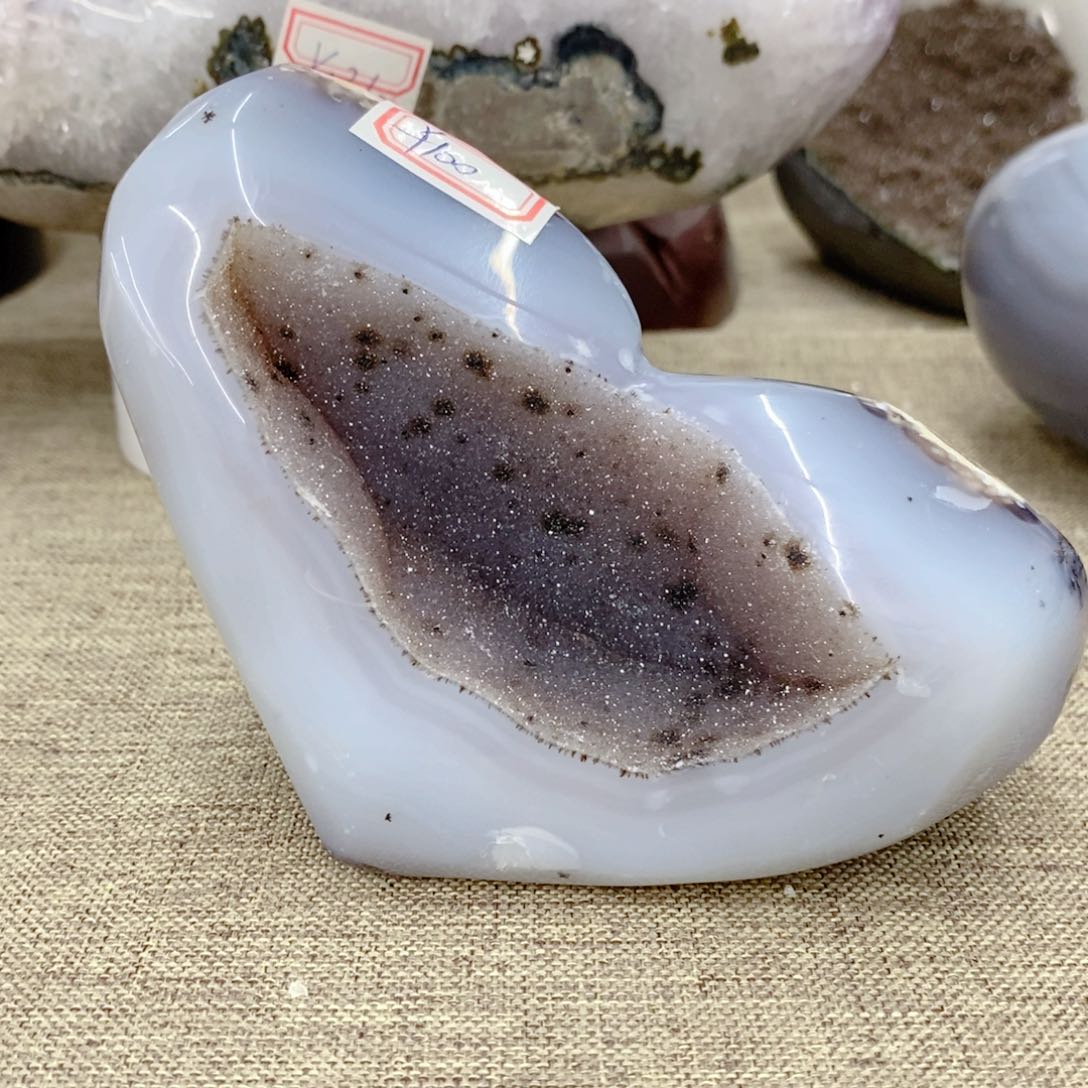 天然水晶摆件未镶嵌紫晶