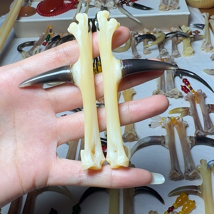 岁***声手串/手链鸡骨（鸡脚）鸡爪骨一对，不要保养膏