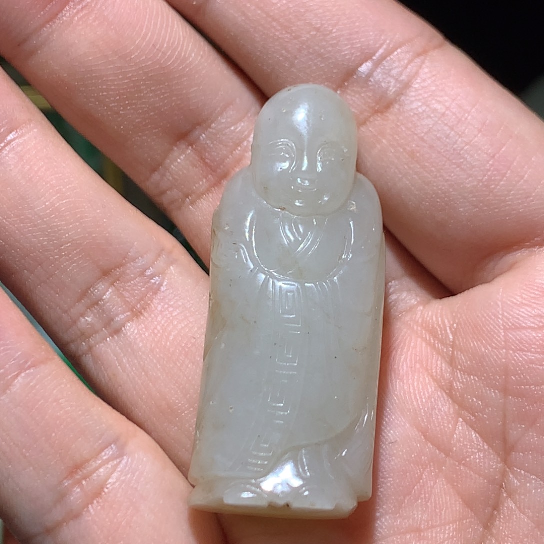 和田玉（糖玉）挂件未镶嵌用****7