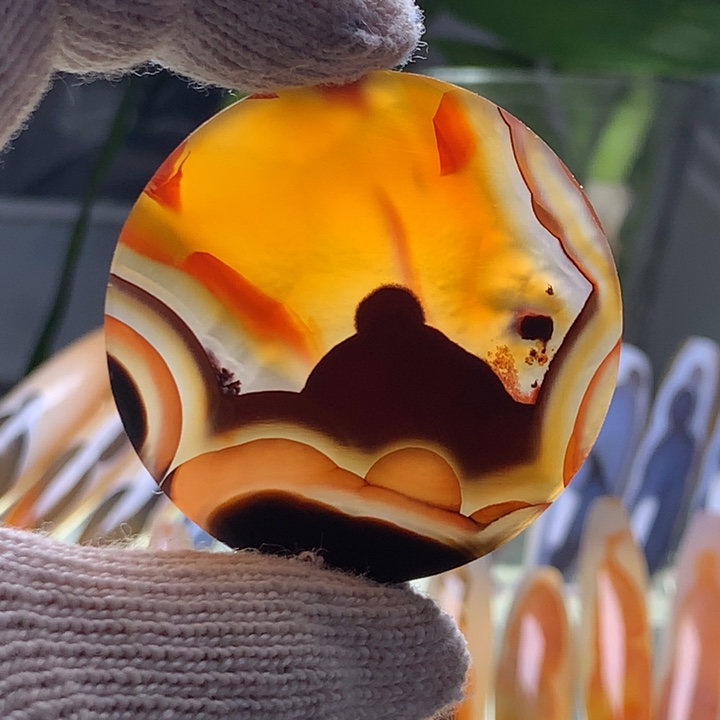 未镶嵌玛瑙/玉髓珠宝半成品124