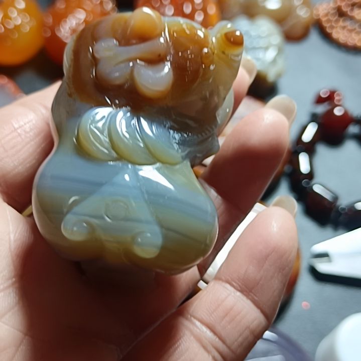 玛瑙/玉髓未镶嵌腰带扣