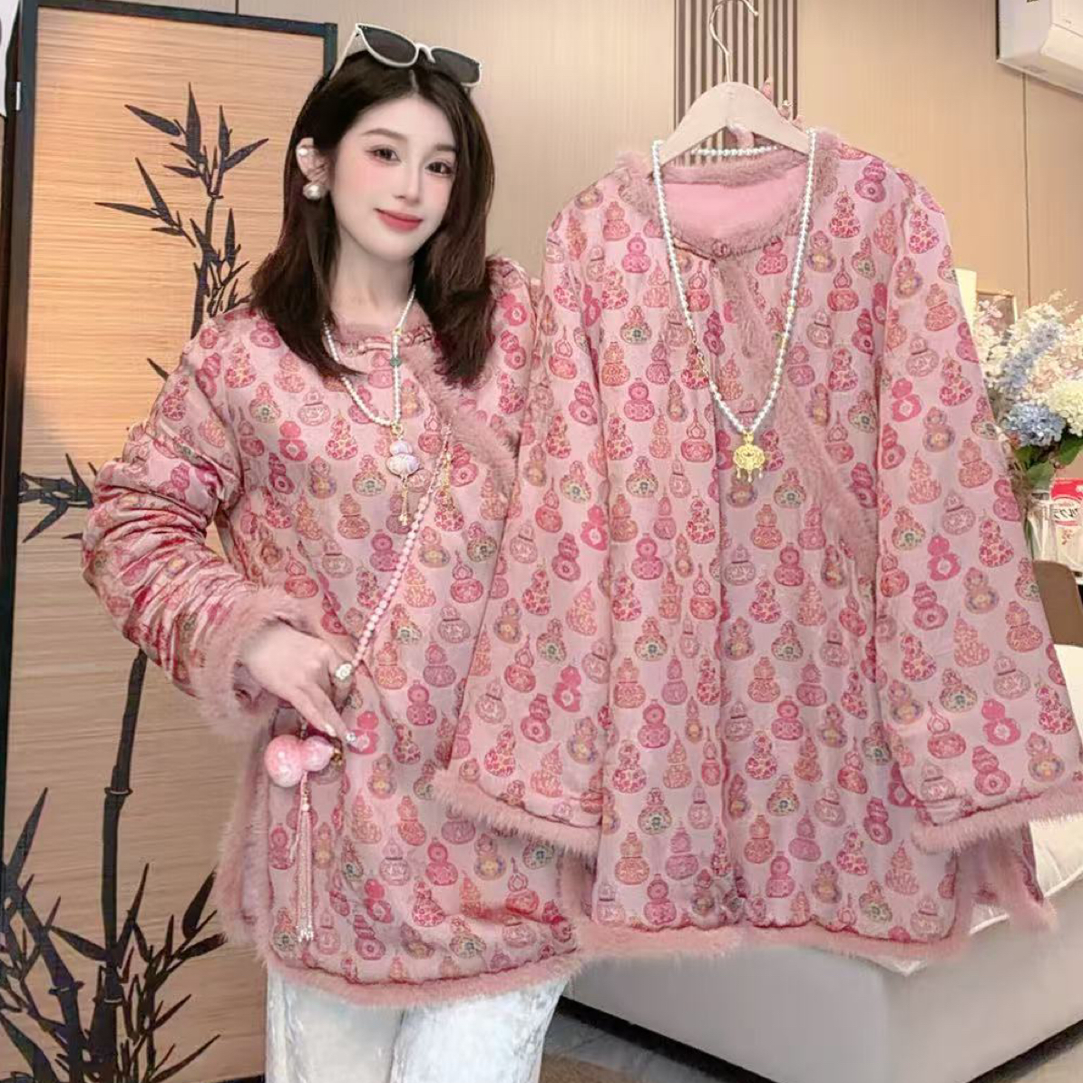 【八宝葫芦】新中式国风复古感盘扣宽松显瘦百搭唐装新款上衣796