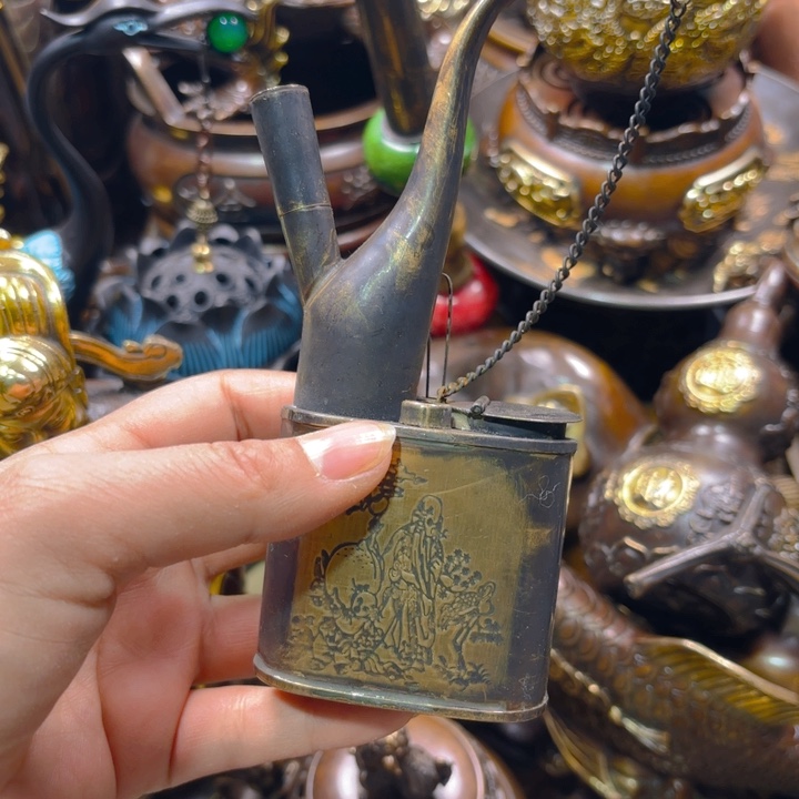 铜器摆件收收藏藏