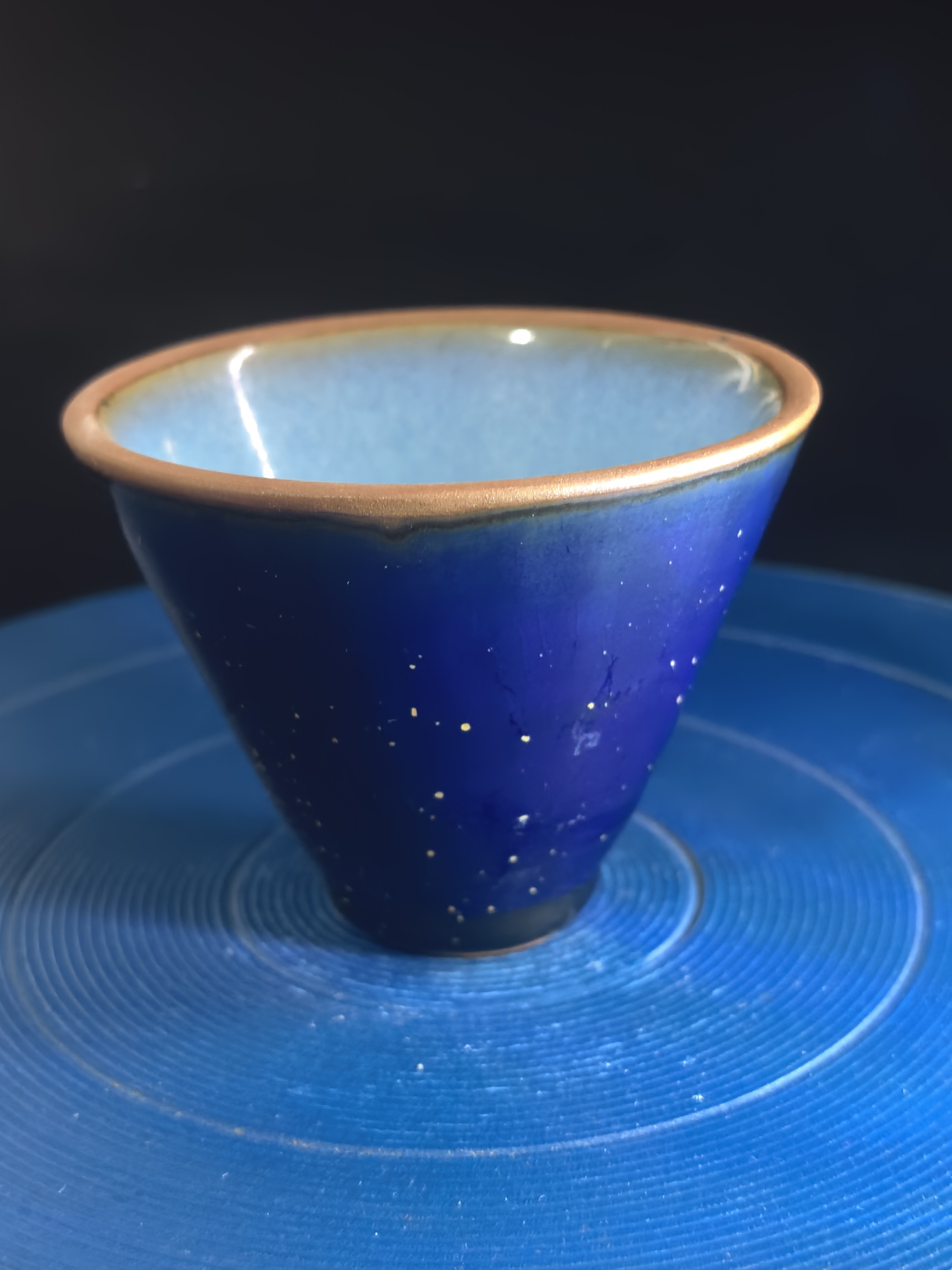 尹建中斗笠杯100CC—神垕镇原产地纯手工钧瓷—直播间同价
