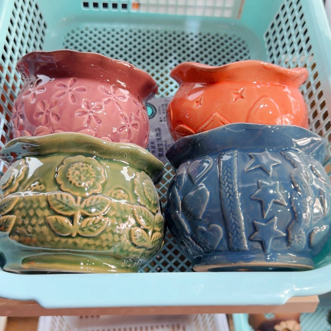 紫砂花盆粗陶盆醋