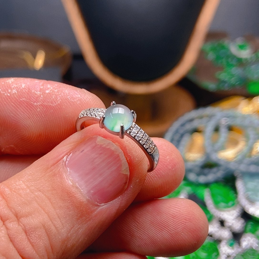 翡翠戒指未镶嵌421戒指